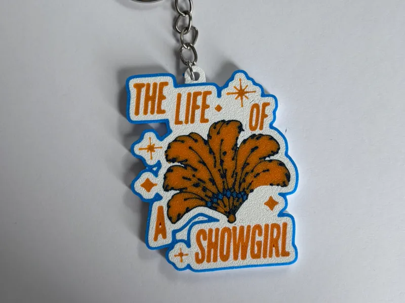 Taylor Swift Life of a Showgirl Keychain