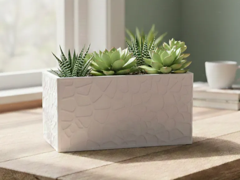 Modern Geometric Planter Box