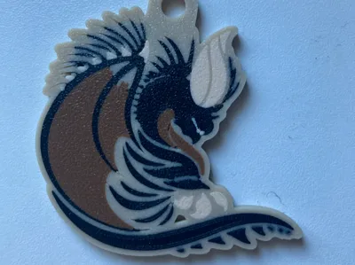 DOUBLE-SIDED NERGIGANTE KEYCHAIN