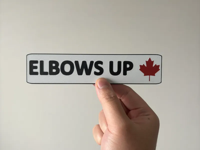 Elbows Up Bookmark