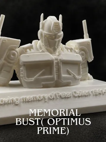 Figura decorativa: Optimus Prime Memory Bust — vista de referencia 2