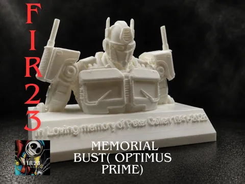 Figura decorativa: Optimus Prime Memory Bust — referencia de MakerWorld