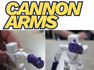 Mecha zero remix cannon arms