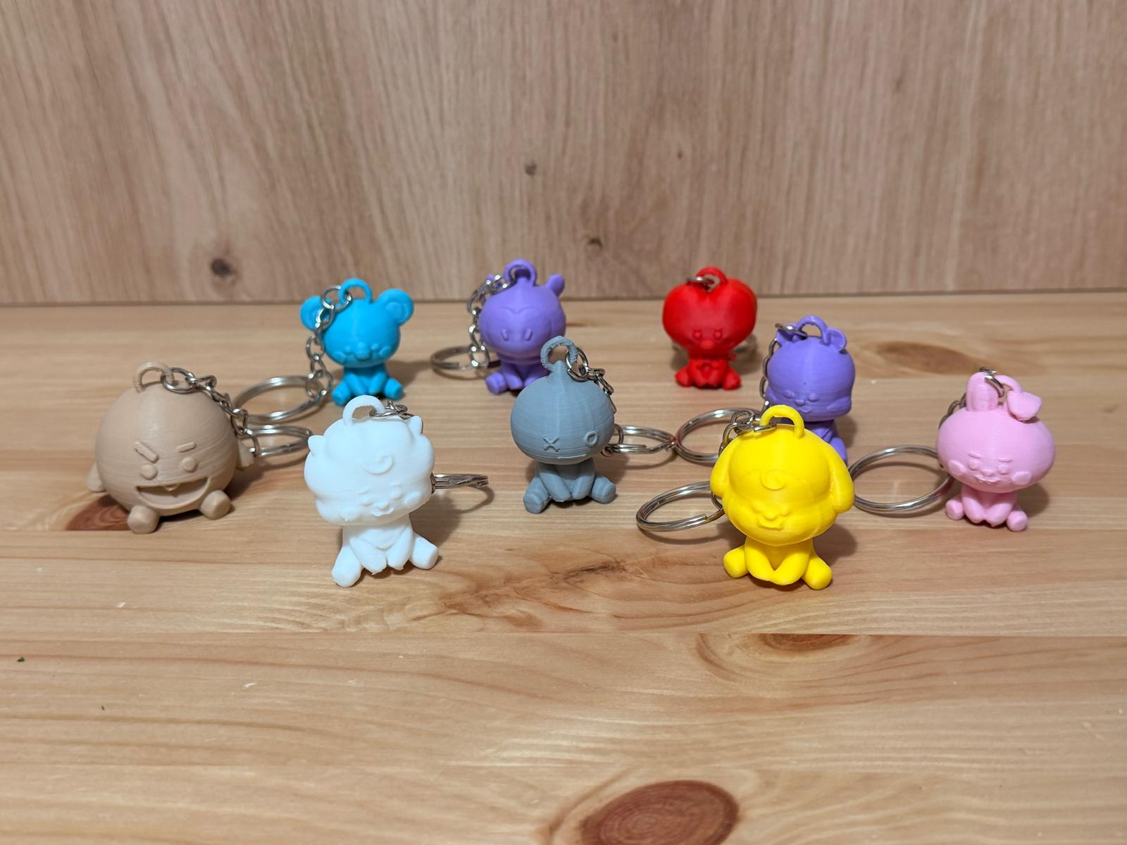 Llaveros BT21 sentado - 3D printed Other Fashion Models, in stock in India