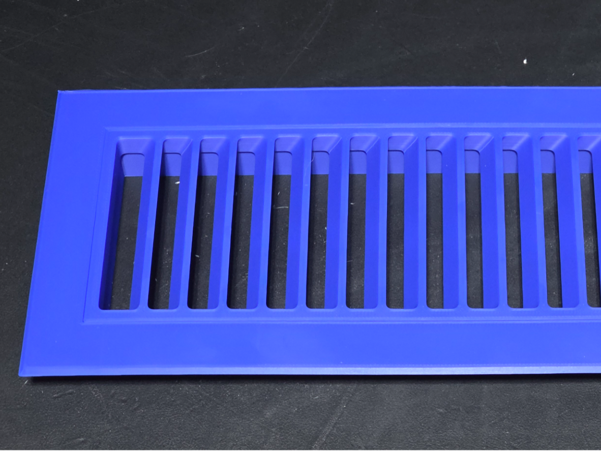Modern Angled Parametric Floor Vent Grille