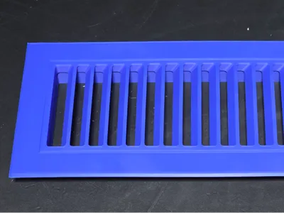 Modern Angled Parametric Floor Vent Grille