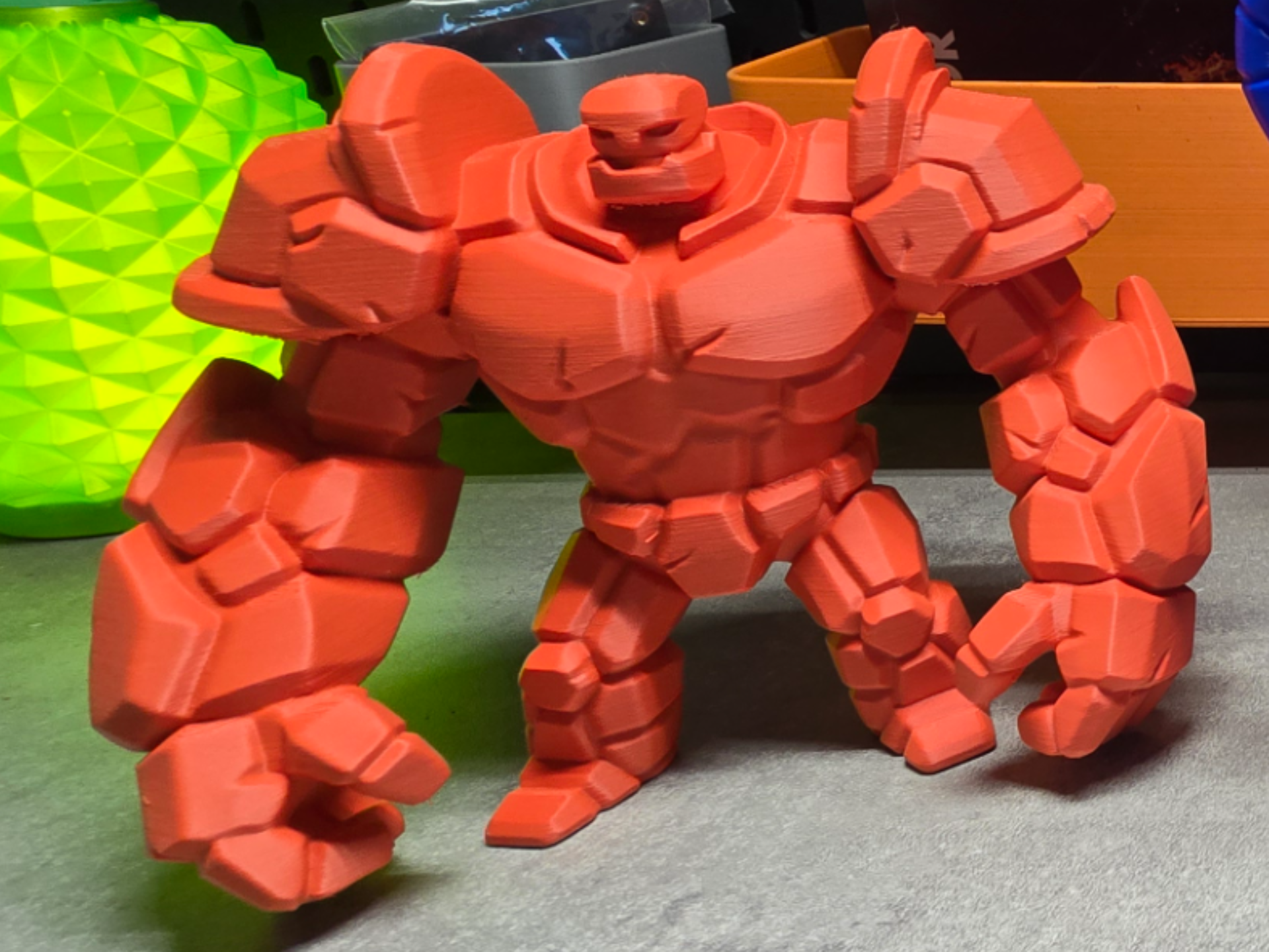 Massive Stone Titan – Video Game Boss Figure