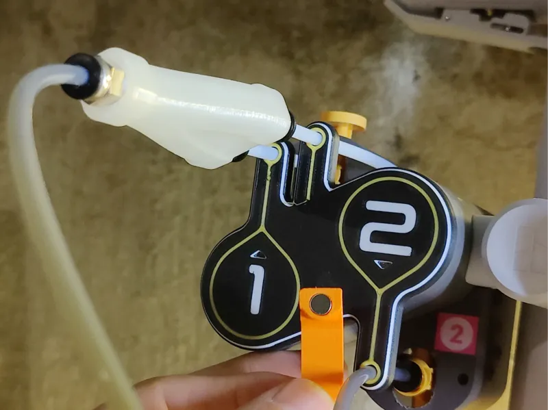 AMS Lite Numbers with 5 Filament guides