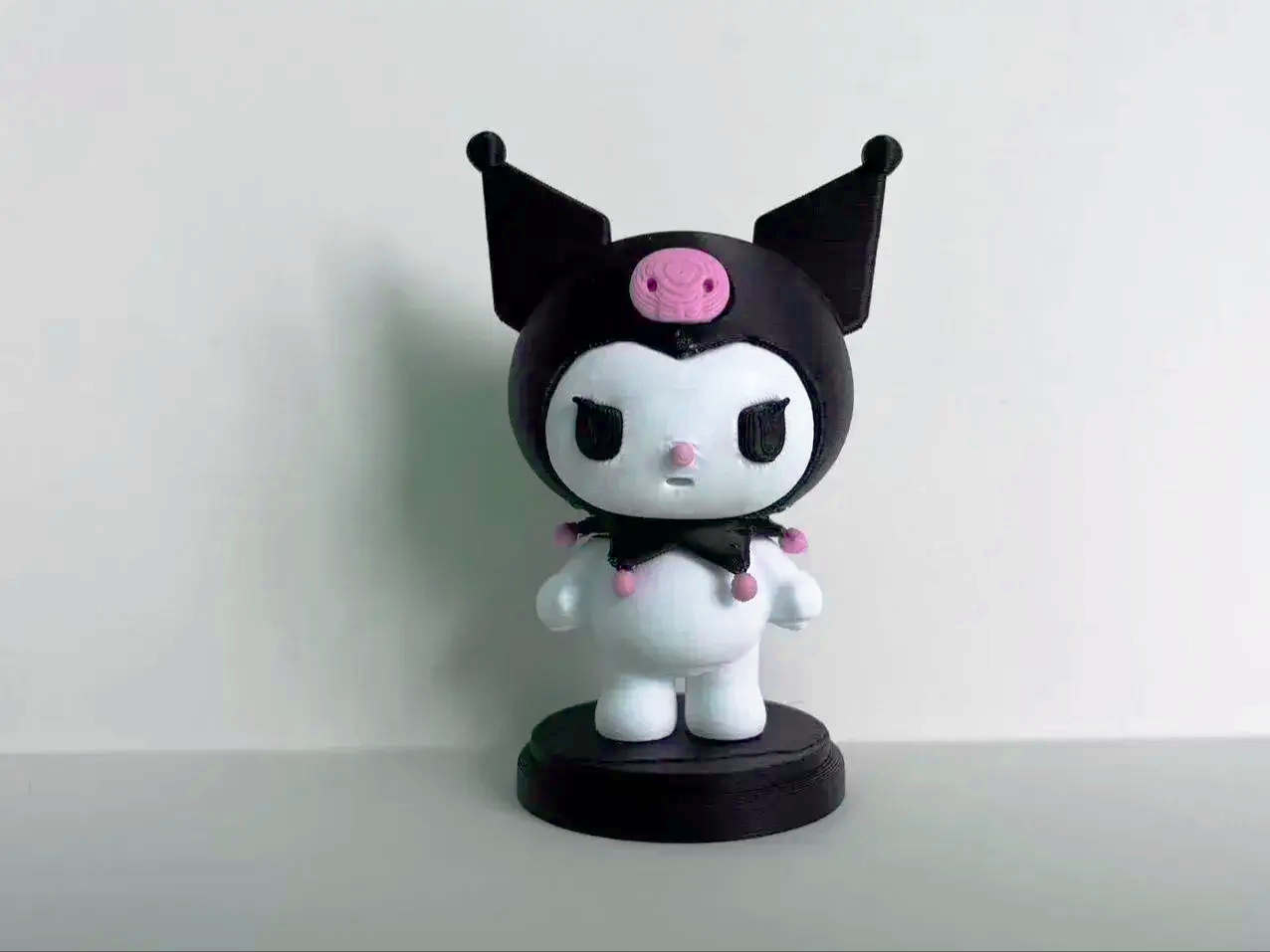 Miniatura 1 do modelo 3D Q版三丽鸥3D库洛米-女孩儿童节礼物-酷洛米涂色玩具兔子