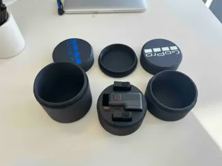 GoPro case, Battery and MicroSD cards box