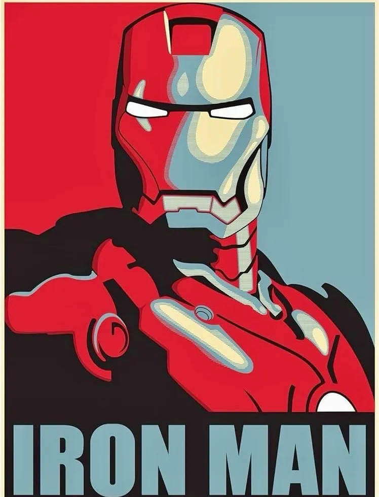 Hueforge Iron Man con cornice