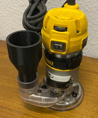 DeWalt 611 Dust hose connection