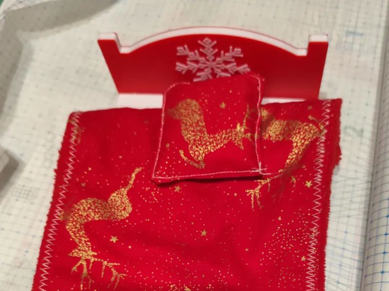 Lit pour lutin de noël 