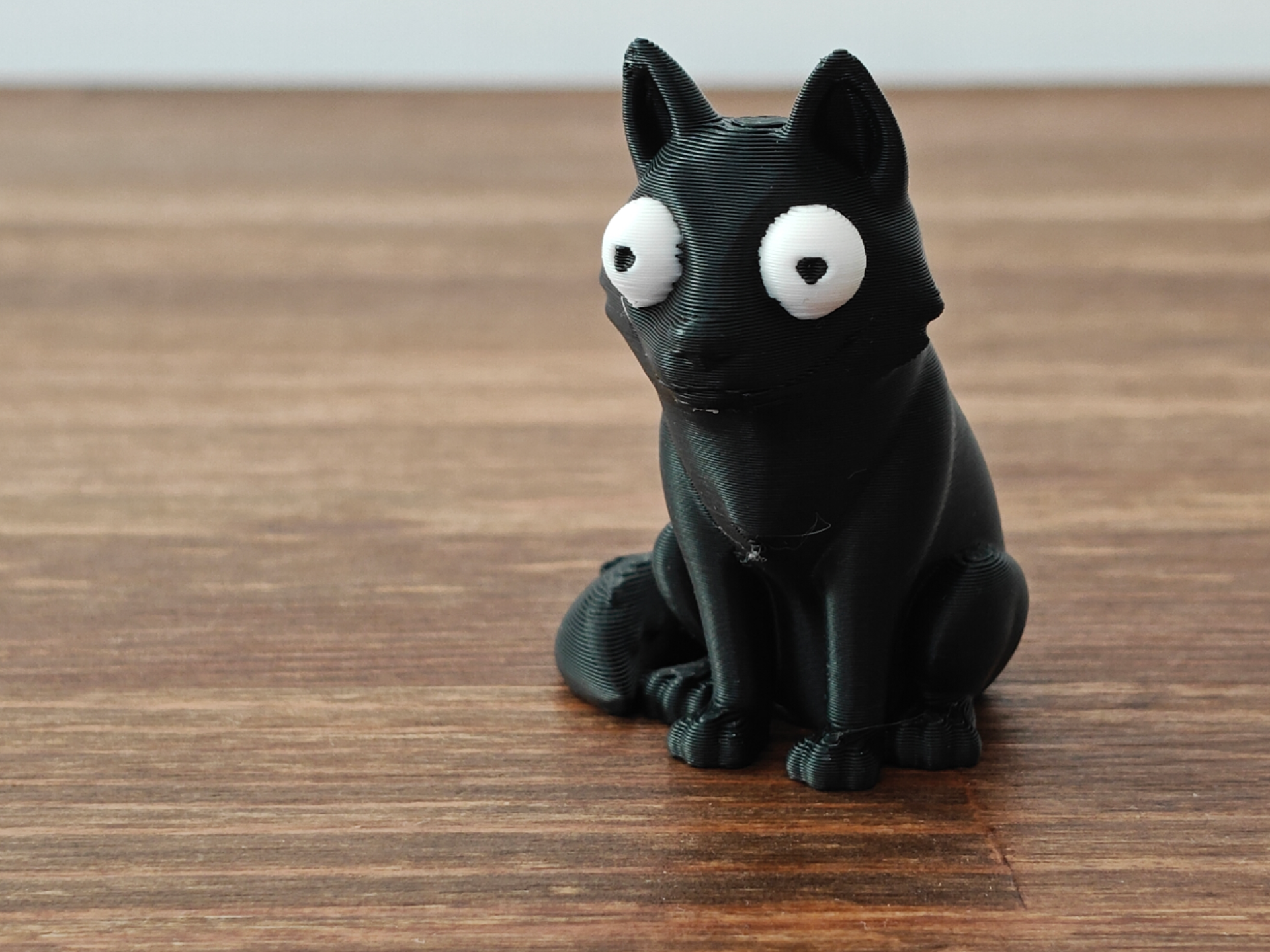 Big-Eyed Sitting Derp Wolf - Cute & Funny