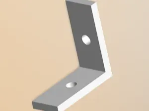 L Bracket + 2 mm Washers