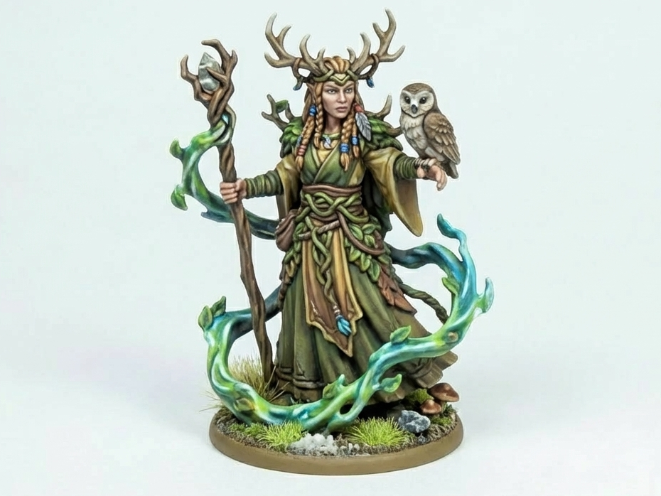 D&D Female Druid