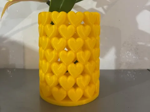 vaso trama cuori