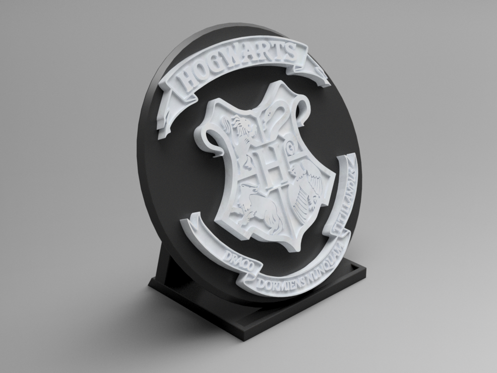 Hogwarts Crest Display Stand