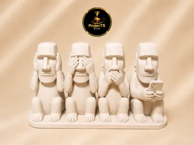 4 Moais