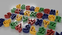 Alphabet complet en emporte-pièces — photo 1