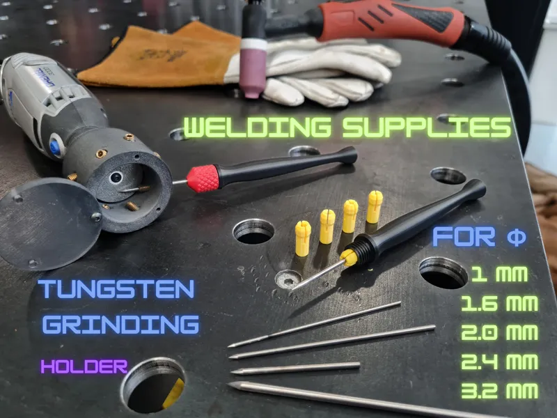 Tungsten grinding holder