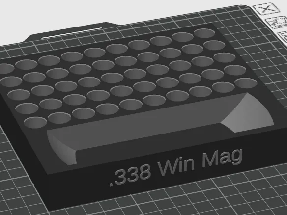 .338 Win Mag Reloading Tray