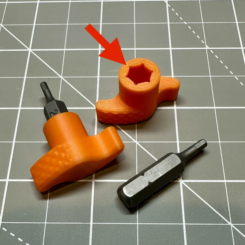 Bit Holder Remix with Relief Cut Corners - Improved Bit Holding