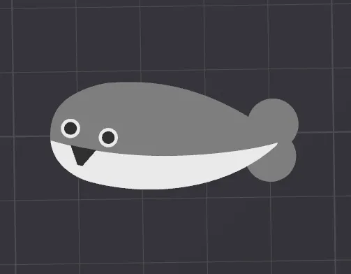 fish 3D AMS 3color TEST