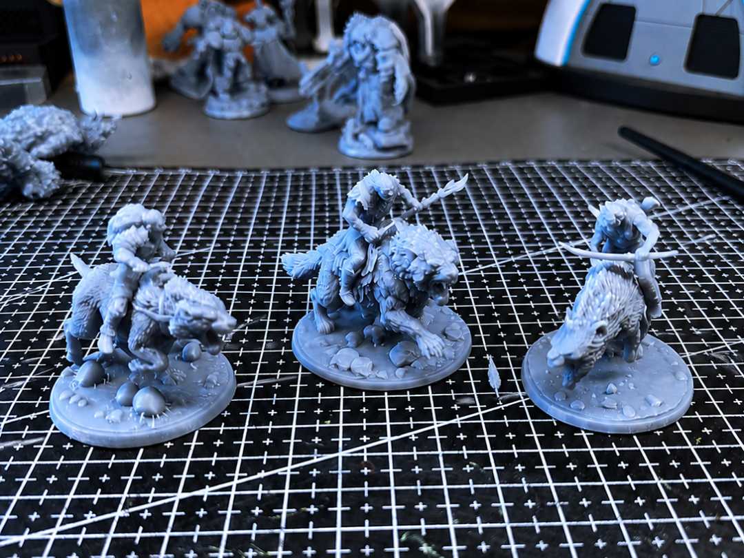 Warg Riders Hobbit wolf pack