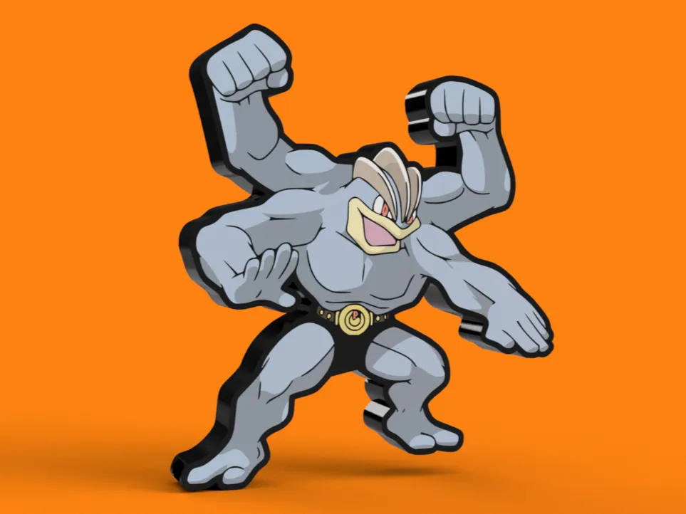 Machamp Lightbox by Sitsero - MakerWorld