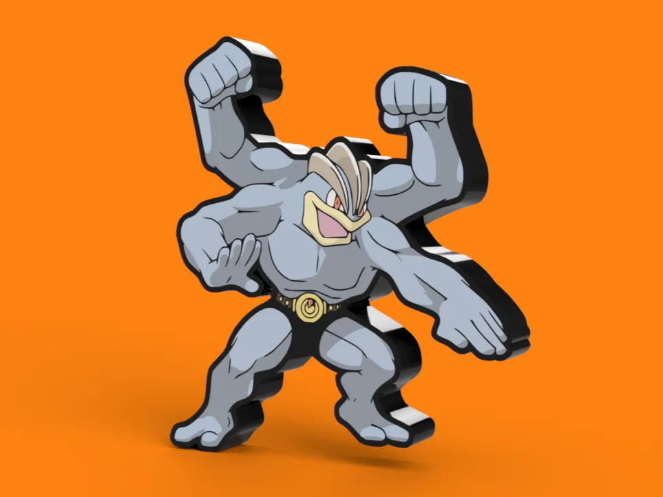 Machamp Lightbox by Sitsero - MakerWorld
