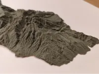 Île de Madère - relief 3D (SRTM) — photo 2