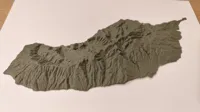 Île de Madère - relief 3D (SRTM) — photo 3
