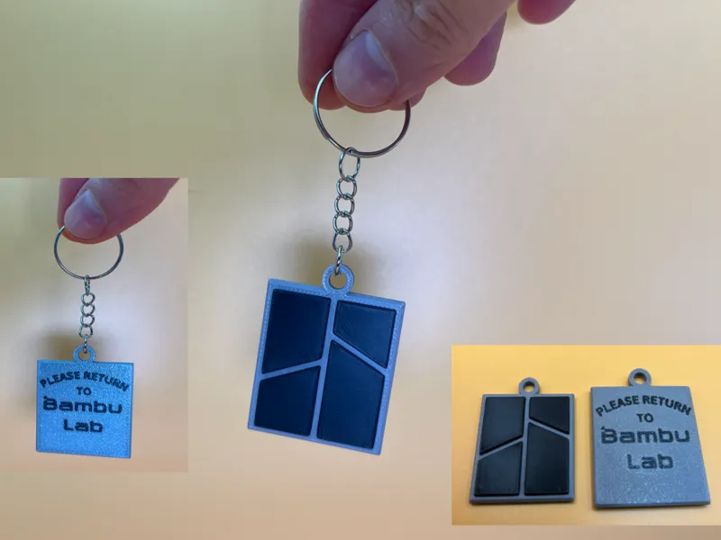 Bambu Keychain - Please return to Bambu Lab
