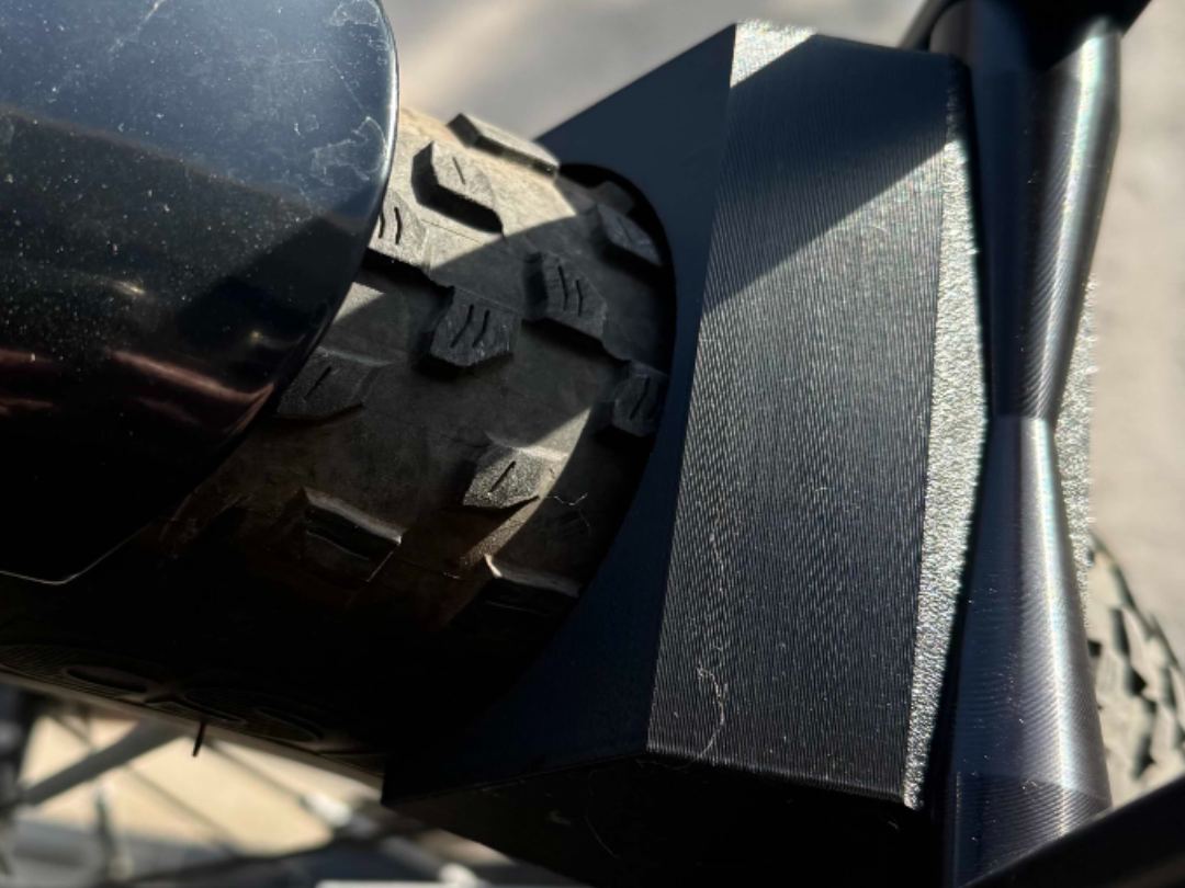 1up bike rack SD wheel stabilizer step & 3mf