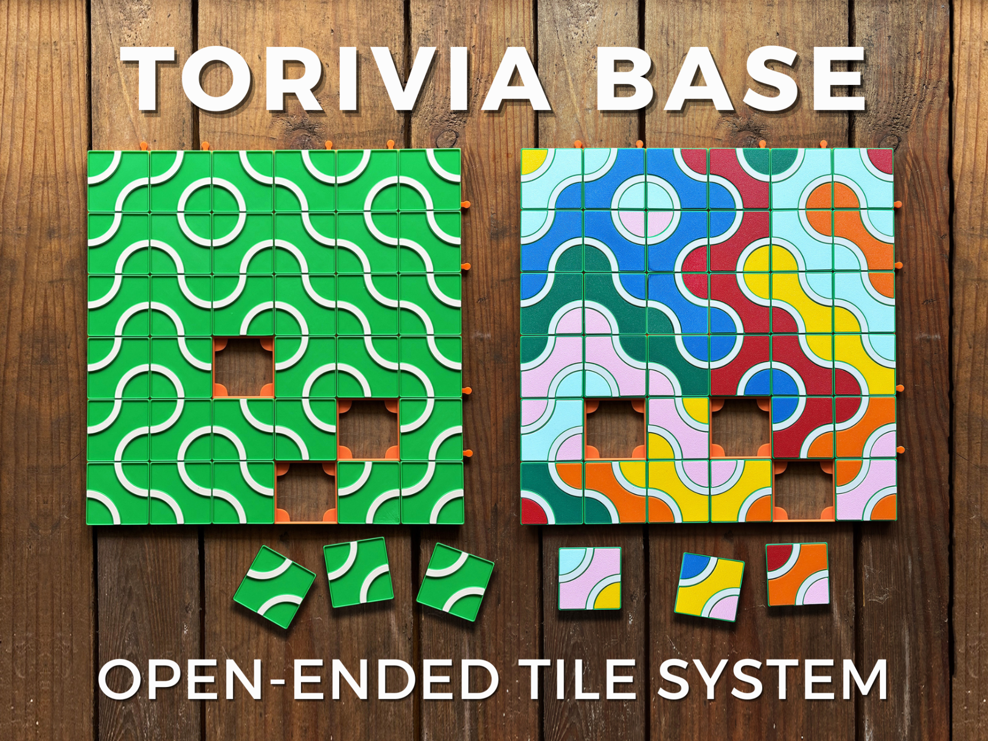 Torivia Base – Modular Endless Truchet Tile Puzzle