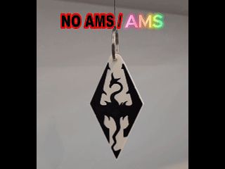 Skyrim Logo Keychain NO AMS / AMS