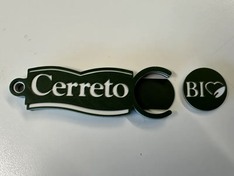 Portachiavi con gettone per carrello della spesa