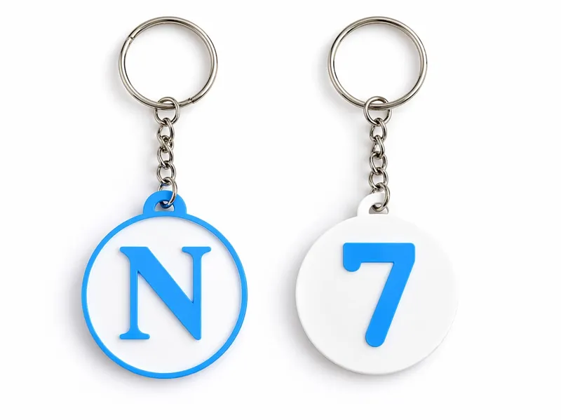 PORTACHIAVI NAPOLI  E NUMERO PERSONALIZZABILE