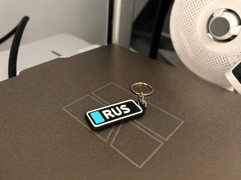 F1 Inspired Driver Tag "RUS"