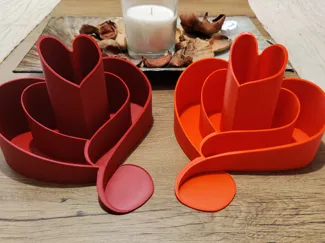 Heart Shaped Desk Organizer