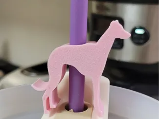 greyhound straw topper
