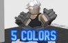 5 COLORS | 0.2mm layer, 2 walls, 15% infill