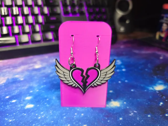 Broken Heart Earrings