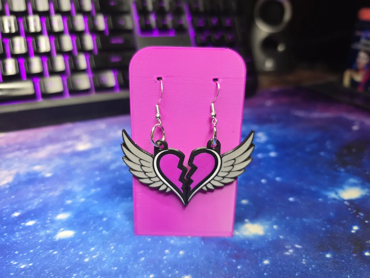Broken Heart Earrings view 2