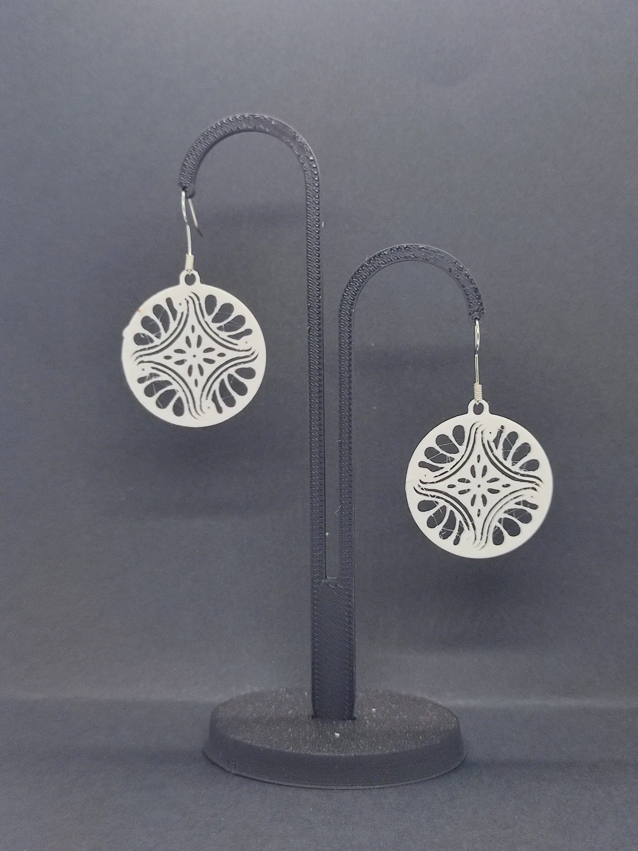 Aretes Amanecer Coral view 2