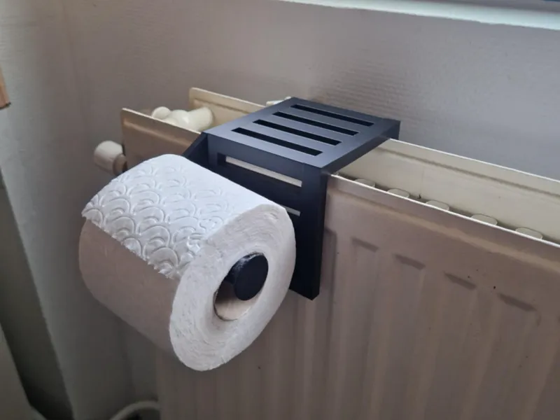 Porte rouleaux de papier toilettes radiateur 100mm