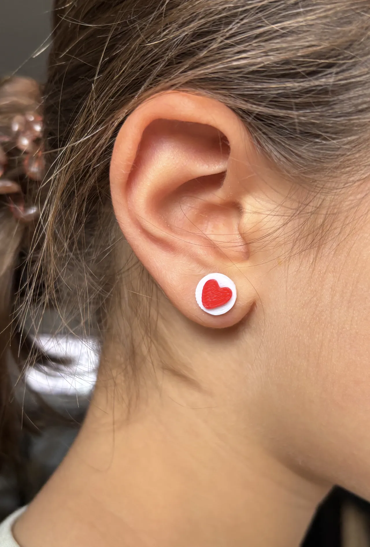 Pendientes pequeños de corazón view 3