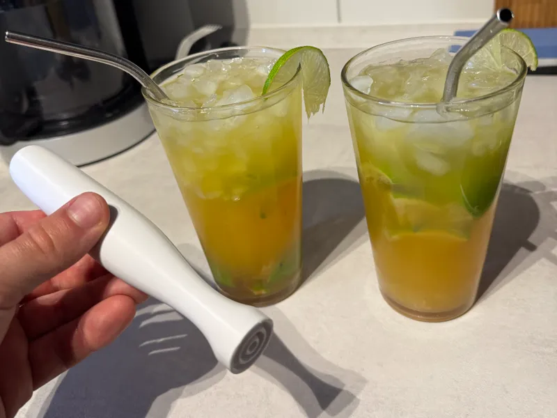 Cocktail Muddler to CRUSHHH limes >:)