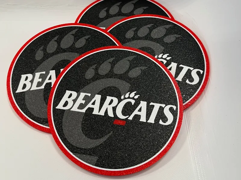 UC Bearcats Coaster Set